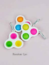 A set of fun this fidget toys set is also best calming stuff and stress relief toys for teens, adults, great gadgets for autistic kids, or people with by squeezing, stretching and flipping with these fidget toys, can relieve anxiety well. 1pc Random Color Triple Dimple Toy Shein Eur