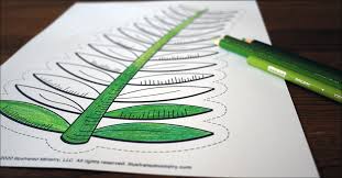 Jesus' triumphant entry into jerusalem was no mere ticker tape parade. Free Downloadable Palm Frond Coloring Page For Palm Sunday