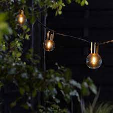 Qedertek garden solar string lights,22.96ft 50 led solar fairy blossom flower for indoor/outdoor,patio,lawn,garden,christmas,and holiday festivals decorative lights (warm white) average rating: 15 00 For 10 Led Gold Solar Outdoor String Lights Copper Deal Direct Co Uk