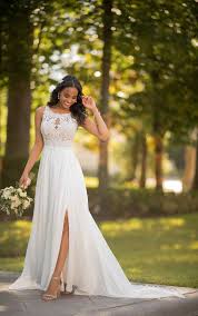 #brautkleider | 11.1m personen haben sich das angeschaut. Lassiges Brautkleid Mit Schlitz Stella York Wedding Dresses