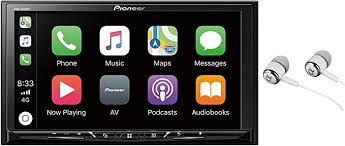Amazon Com Pioneer Dmh Z5150bt 7 Wvga Display Apple Carplay Android Auto Built In Bluetooth Appradio Mode Pandora Spotify Mixtrax Usb Aux Digital Multimedia Video Receiver Free Alphasonik Earbuds