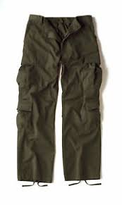 details about olive drab vintage military paratrooper tactical bdu fatigue pants rothco 2786