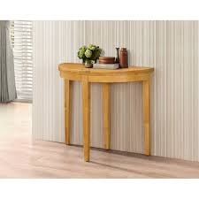 Get it as soon as wed, jul 7. Lunar Folding Round Semi Circle Lamp Side End Dining Table Oak Finish