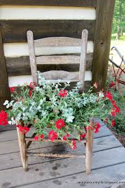 13 Creative Ways To Repurpose Broken Chairs Garden Chairs Chairs Repurposed Unusual Garden Planters