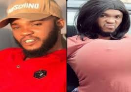 Eight male skit comedians who dress like females