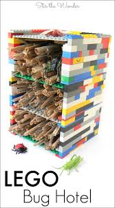 Lego Bug Hotel Stir The Wonder Bug Hotel Lego Activities Preschool Bug Theme