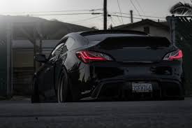 Hyundai genesis coupe sporting vossen rims with. Custom Black Genesis Hyundai Genesis Coupe Hyundai Genesis Honda Civic Coupe