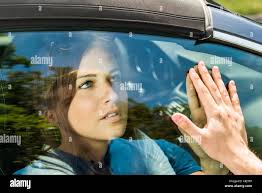 Man car alone sad hi-res stock photography and images