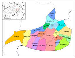 5 maps of nangarhar physical satellite road map terrain maps. File Nangarhar Districts Png Wikipedia