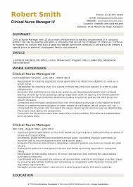 Able to work autonomously at a senior. Clinical Nurse Manager Resume Samples Qwikresume