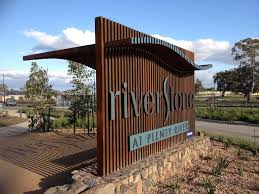 Grdc Riverstone Estate Entry Sign Entrance Signage Monument Signage Exterior Signage