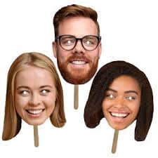 Personalised Photo Face Masks, CUTOUT Party Accessory, Hen Parties, Stag  Parties, Birthdays, Facemasks, Upload Your Photo