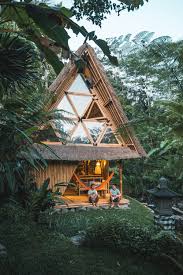 Check Out These 15 Unique Airbnbs For Your Next Adventure Jungle House Bamboo House Bali