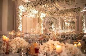 Elegant Stylish Winter Wedding At A Luxury Resort In Puerto Rico In 2021 Real Weddings Photos Dream Wedding Reception Ballroom Wedding