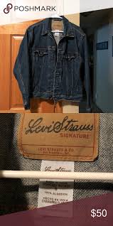 Levi Strauss Signature Denim Trucker Jean Jacket S Jean Jacket Men Levi Levi Strauss