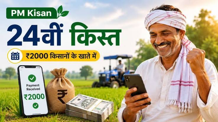 PM Kisan 24th Installment: किसानों के लिए बड़ी खुशखबरी! इस दिन आ सकते हैं 24वीं किस्त के ₹2000 - pm kisan yojana 24th installment release date eligibility status check online face authentication