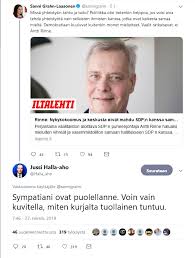 Tässäkin asiassa hän on ja toimii nerokkaasti. Sympatiani Ovat Puolellanne