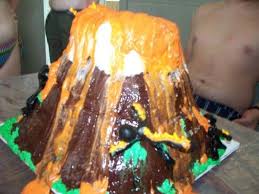 Erupting Chocolate Volcano Cake Using A Chocolate Fountain Volcano Cake Cake Chocolate Fountains