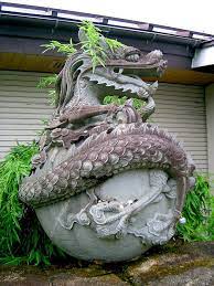Japanese Dragon Japanese Dragon Dragon Sculpture Dragon Statue
