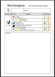 Der arbeitsplan (englisch route sheet) oder fertigungsplan ist wesentliches instrument in der arbeitsplatzorientierten. Der Wochenplangenerator Zaubereinmaleins Designblog