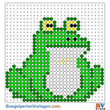 Frosch Bugelperlen Vorlage Auf Buegelperlenvorlagen Com Kannst Du Eine Grosse Auswahl An Bugelperlen Vorlag Bugelperlen Vorlagen Bugelperlen Hama Perlen Muster