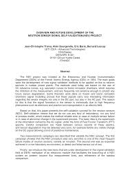 Proc. of the Specialists' Meeting