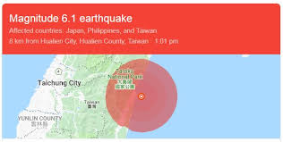 Taiwan gempa hari ini gempa taiwan terkini gempa taiwan gempa bumi taiwan hari ini wilayah. Terkini Gempa Bumi Kuat 6 1 Magnitud Landa Timur Taiwan Libur