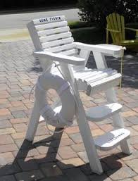 Decorative Lifeguard Chairs By Beachwood Designs Lifeguard Chair Outside Pool Lifeguard Stands