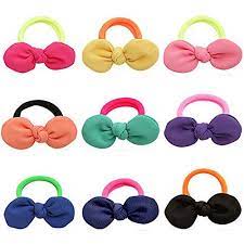 Cute Hair Ties Jmee 3d Bows No Damage Hair Accessories Rubber Bands Hair Ribbons For Girls 9 Pairs You Can Ge Cheer Hair Bows Hair Ribbons Elastic Hair Ties