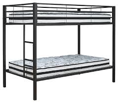| loft bed frame, light grey, twin. Broshard Twin Twin Metal Bunk Bed B075 159 Bunk Beds Rogers Furniture