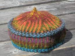 Binah Bokharan Kippah Kufi Pillbox Hat Pattern By Leslie S Kippah Hat Pattern Hat Knitting Patterns