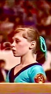 Photo caption reads: Winners of the floor exercise event