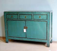Credenze Madie Corto Buffet Ganzu Lacca Azzurra Cm 09385 Mobili Credenza Buffet