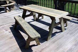 Movable Benches Picnic Table Bench Picnic Table Wooden Garden Table