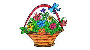 There are even classes in lesser known art forms like scratch board drawing. Flower Basket Drawing How To Draw Flower Basket Step By Step Youtube