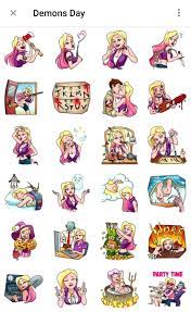 Demons Day Telegram Sticker Pack Telegram Sticker Pack Aesthetic Stickers Telegram Stickers