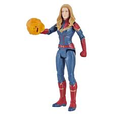 This will be her hairstyle for endgame. Marvel Avengers Endgame Captain Marvel 6 Inch Scale Figure Walmart Com Walmart Com