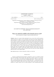 Indian pharmaceuticals limited raw material receiving observation sheet sr. Pdf Spice Raw Material Available In The Domestic Grocery Trade