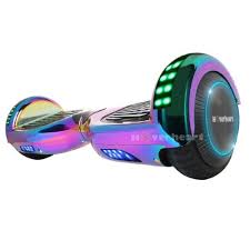 Hoverboard Two Wheel Self Balancing Electric Scooter Ul 2272 Certified Metallic Chrome With Bluetooth Sp Birthday Gift Idea Boys Kids Holiday Gifts Hoverboard