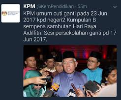 Pelajar cemerlang percubaan spm 2016. 1 Cuti Sekolah Tambahan Sempena Hari Raya Aidilfitri 1438hsumijelly Weblog