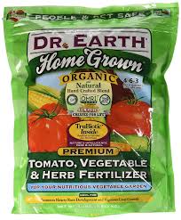 Natural pest control for houseplants. Dr Earth Organic 5 Tomato Vegetable Herb Fertilizer Poly Bag