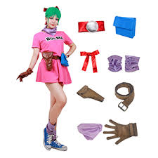 Five years after winning the world martial arts tournament, gokuu is now living a peaceful life with his wife and son. Amazon Com Miccostumes Women S Bulma Cosplay Costume Clothing Shoes Jewelry
