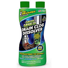 Don't use hot water to melt fats and then pour them down the drain. Green Gobbler 31 Oz Dissolve Hair And Grease Clog Remover Ggdis2ch32 The Home Depot