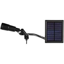 Hampton Bay Solar Black Led Flag Pole Light 91932 The Home Depot