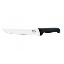 Couteau De Boucher 20cm Manche Fibrox Noir Victorinox 5 5203 20 Couteau De Boucher Noir Et Acier Inoxydable
