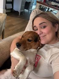 When will beagle puppies stop chewing arms?