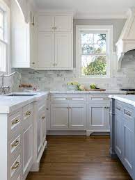 23 timeless kitchen trends that are here to stay. Chic Traditional Kitchen In White And Steel Blue Kitchen Cabinet Design Kitchen Cabinets Kitchen Design