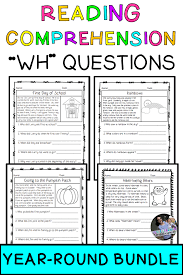 In this post we have put together an extensive list of wh questions with examples to help you and your students learn about wh questions in english. Reading Comprehension Wh Questions W Digital Option 1st Ed Distance Learning Learning Sight Words Reading Comprehension Passages Reading Comprehension