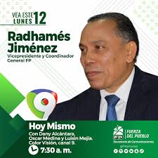 🎥🎙️|Entrevista| Este lunes 12 de mayo a Radhamés Jiménez, Vicepresid...