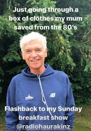 David cameron says itv1 presenter phillip schofield got it wrong when he handed him a list of alleged paedophiles during a live interview. Phillip Schofield Stunned As He Still Fits Into Work Clothes From The 80s